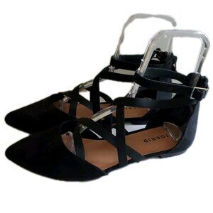 Torrid Womens Flat Strappy Sandals Size 9W Wide Fairy Grunge Whimsigoth Witchy